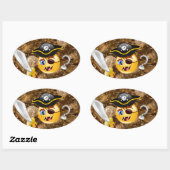 宝石絵文字 楕円形シール (シート)