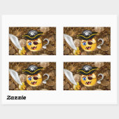 宝石絵文字 長方形シール (シート)