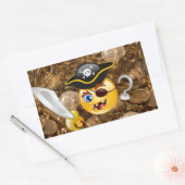 宝石絵文字 長方形シール (封筒)