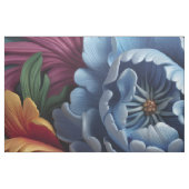 宝石色の華麗なる芍薬の花 ファブリック (ファットクウォーター)