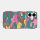 宝石色パターンiPhoneケース iPhone 16ケース (裏面横)