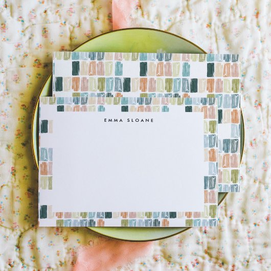 宝石色彩の鮮やかノートカパーソナライズされたード ノートカード