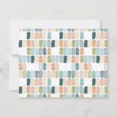 宝石色彩の鮮やかノートカパーソナライズされたード ノートカード (裏面)