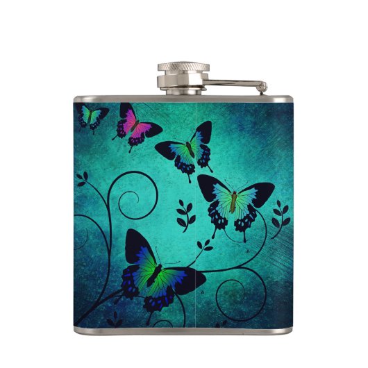 宝石華美蝶 フラスク (裏面)