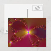 宝石製蝶葉書 ポストカード (正面/裏面)