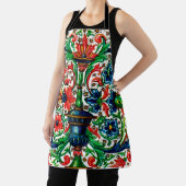 宝石調中世の写本の花巻物 エプロン (インサイチュ)