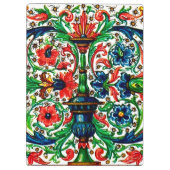 宝石調中世の写本の花巻物 クリップボード (裏面)