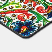 宝石調中世の写本の花巻物 デスクマット (コーナー)