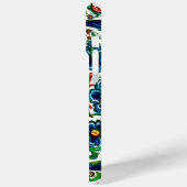 宝石調中世の写本の花巻物 Case-Mate iPhoneケース (裏面 / 左)