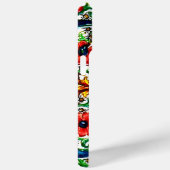 宝石調中世の写本の花巻物 Case-Mate iPhoneケース (裏面 / 右)