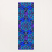 宝石調曼荼羅の豊かなヨガマット ヨガマット (裏面)