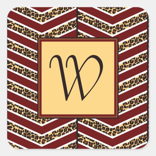 宝石調格子状ステッカー スクエアシール (正面)