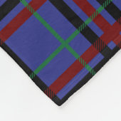 宝石調格子状フリースブランケット フリースブランケット (角)