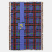 宝石調格子状ブランケット スローブランケット (正面縦)