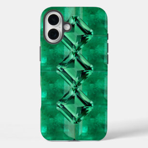 宝石銀河系セルケース – エメラルド iPhone 16 PLUSケース