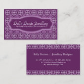 宝石類デザイナー名刺 名刺 (正面/裏面)