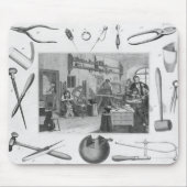 宝石類1810年の研修会そして主要な用具 マウスパッド (正面)