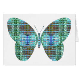 宝石飾りバタフライガラス効果