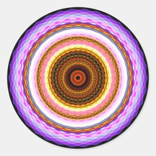 宝石飾り曼荼羅 ラウンドシール (正面)