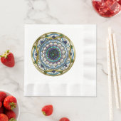 宝石飾り曼荼羅 縁ありランチョンナプキン (インサイチュ)