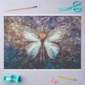 宝石飾バタフライデクページティッシュペーパー 薄葉紙 (クラフト)