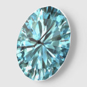 宝石1-9の色の選択柱時計 ラージ壁時計 (傾斜)