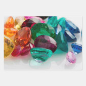 宝石3 ラッピングペーパーシート (正面3)