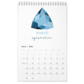 宝石 カレンダー (3月 2026)