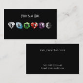 宝石 名刺 (正面/裏面)