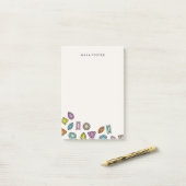 宝石(大) -アイボリー ポストイット (デスク上)