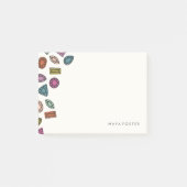 宝石（小） – 木炭 ポストイット (正面)