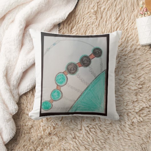 宝石（緑） クッション (ブランケット)