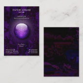 宝石-縦の名刺--を横断して下さい 名刺 (正面/裏面)