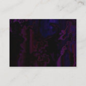 宝石-縦の名刺--を横断して下さい 名刺 (裏面)