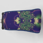 宝石 – 金ゴールドヘッドカバー ゴルフヘッドカバー (正面)