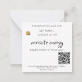 *~*宝石AP64 VARISCITEフラットノートカード ノートカード (裏面)