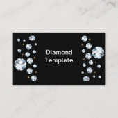 宝石Rhinestoneダイヤモンド名刺 名刺 (正面)