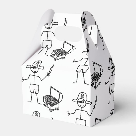 宝箱つき海賊ステッカー フェイバーボックス (裏面サイド)