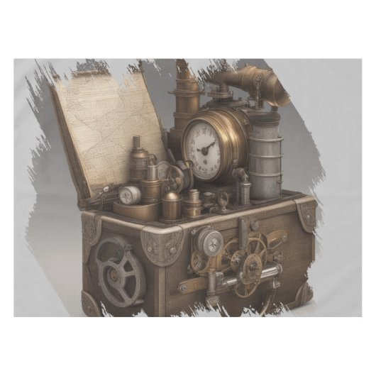 宝箱とギア テーブルクロス (正面(横))