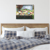 宝箱の多肉類 キャンバスプリント (インサイチュ (寝室))