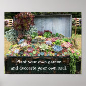 宝箱の多肉類 ポスター (正面)