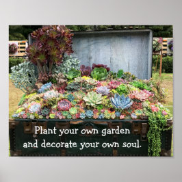 宝箱の多肉類 ポスター