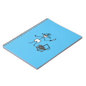 宝箱の海賊スティックマン ノートブック (左側)