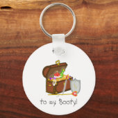 宝箱キーチェーン – 私のブーティへの鍵! キーホルダー (正面)