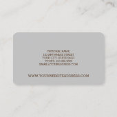 宝箱ギア パーソナライズされた 名刺 (裏面)