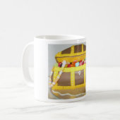 宝箱ケーキ コーヒーマグカップ (正面左)