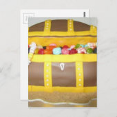 宝箱ケーキ ポストカード (正面/裏面)