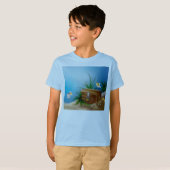 宝箱飛び込み水泳の運命の贈り物 Tシャツ (正面フル)