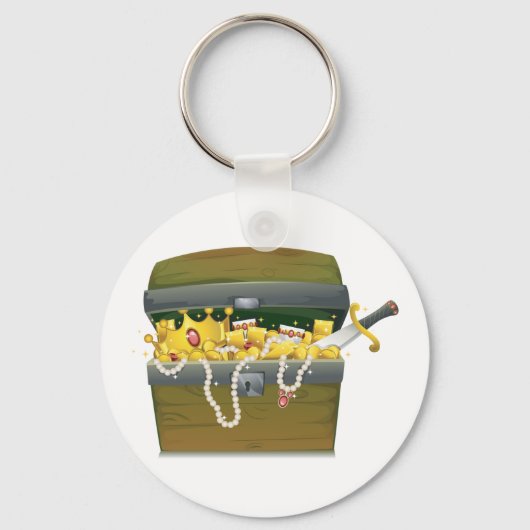 宝箱 キーホルダー (正面)