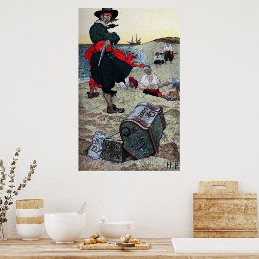 宝箱 ポスター (キッチン)